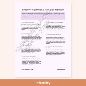 Infertility and Postpartum Handout and Prompts image 3