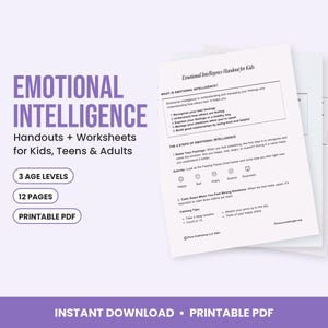 Hojas de trabajo sobre inteligencia emocional