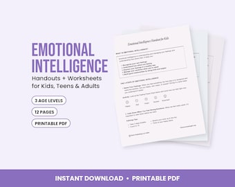 Emotional Intelligence Worksheets
