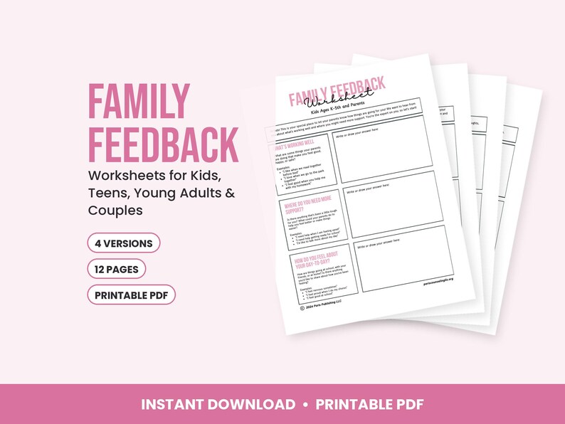 Arbeitsblätter für Familienfeedback Bild 1