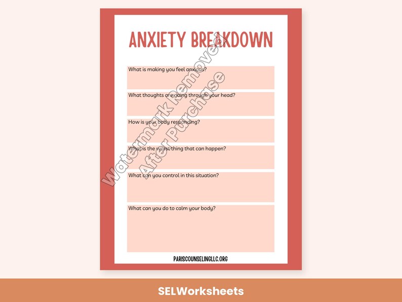 SEL-Paket für den Unterricht, Arbeitsblätter zum sozial-emotionalen Lernen, Bewältigungsrad, Resilienz und Freundschaft Bild 6