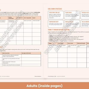 Hojas de trabajo para el manejo de la ira para niños, adolescentes y adultos: técnicas para calmarse, terapia (PDF imprimible) imagen 7