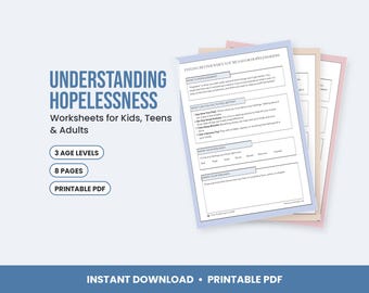 Understanding Hopelessness Worksheets