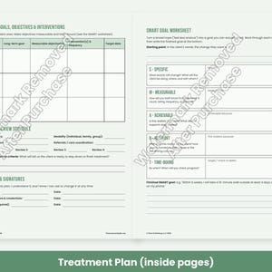 Therapist Forms: SOAP DAP BIRP Progress Notes, Treatment Plan Template, Session Check-In, Welcome Packet image 5