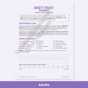 Angstbewältigungs-Arbeitsblätter für Kinder, Jugendliche und Erwachsene – Kognitive Verhaltenstherapie, Angstleiter, Sorgentagebuch Bild 6