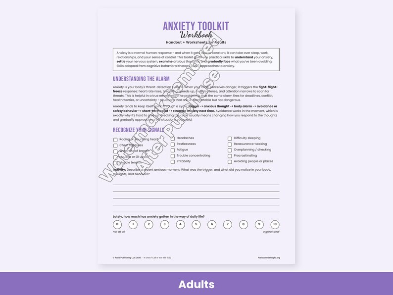 Angstbewältigungs-Arbeitsblätter für Kinder, Jugendliche und Erwachsene – Kognitive Verhaltenstherapie, Angstleiter, Sorgentagebuch Bild 6
