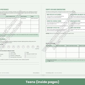 Co-Parenting Worksheets for Divorce, Two Homes Kids Activity, Teen Coping, Communication Plan, Therapy PDF image 7
