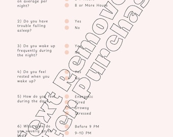 Sleep Hygiene Packet