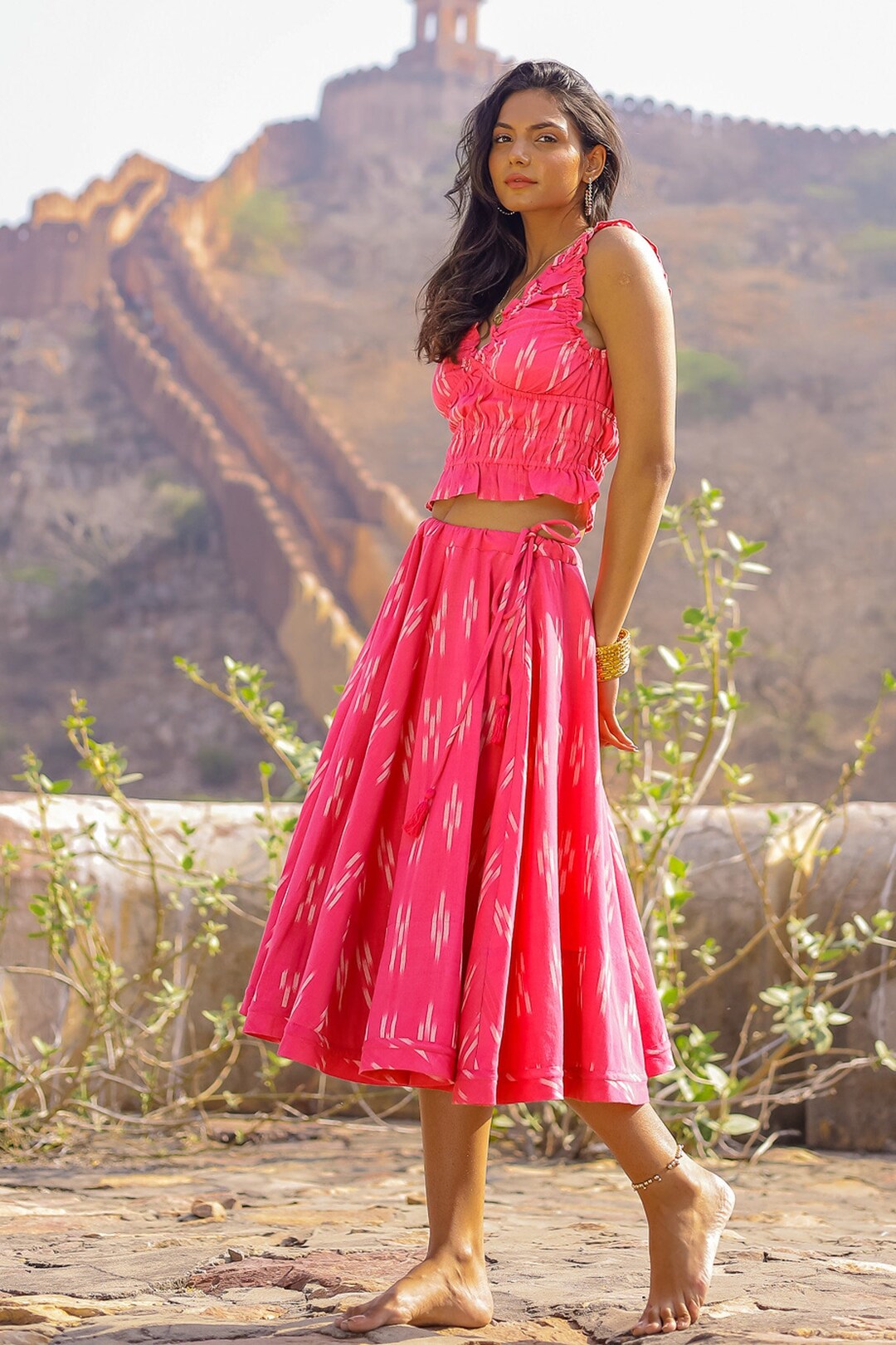 Bohemian Summer Skirt Ethnic Skirt Festival Skirt Ikat Etsy