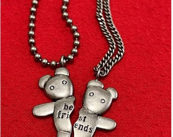 Marc Jacobs Heaven Necklace Chain Friendship Best Friends Silver New