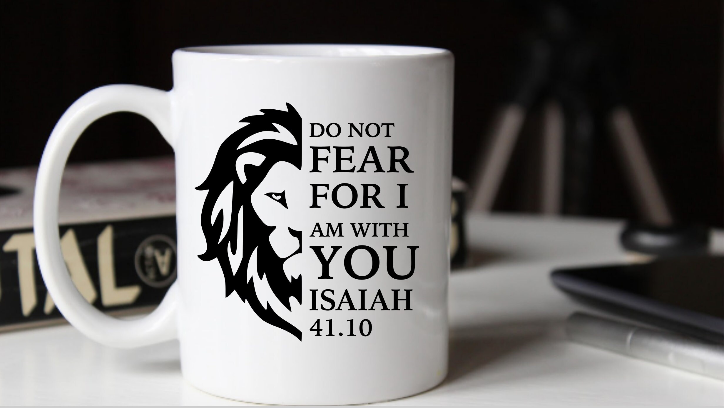 Do not fear for i am with you lion svg isaiah 41 10 svg etsy