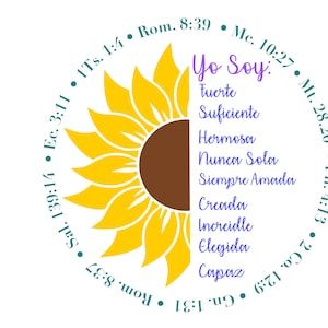 Yo Soy Inspiracion SVG / I am Inspiration Spanish / Bible Verse SVG / Cut File / Cricut / Christian Inspiration SVG / Instant Download