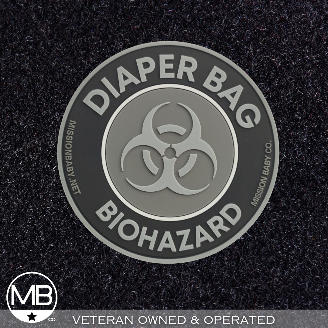 Tactical Diaper Bag Biohazard PVC Tactical Morale Patch Etsy