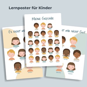 Poster didattico in PDF "I miei sentimenti" 3 versioni | Materiale didattico per scuole e asili nido | download digitale da stampare
