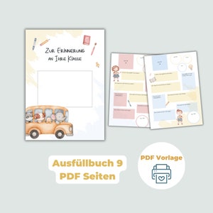 PDF Abschiedsgeschenk für Lehrer und Lehrerinnen | Ausfüllbuch Tiere | Abschiedsgeschenk Grundschule Buch | Geschenk zum Abschied Lehrerin