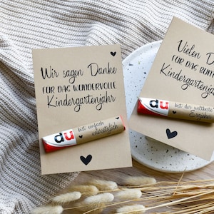 PDF Cadeau d'adieu Maternelle | VOUS êtes le meilleur éducateur | coeurs | Modèle de carte d'adieu garderie | Modèle d'impression modèle artisanal
