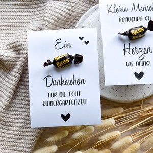 PDF Cadeau d'adieu Maternelle | Un immense merci | coeurs | Modèle de carte d'adieu pour garderie | Modèle d'impression modèle artisanal