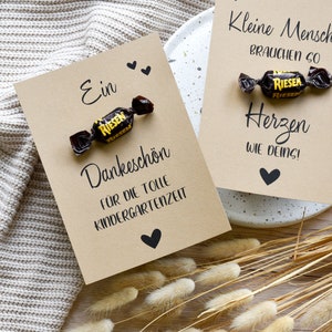 PDF Cadeau d'adieu Maternelle | Un immense merci | coeurs | Modèle de carte d'adieu pour garderie | Modèle d'impression modèle artisanal