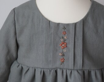 Robe "Eloise" broderie florale taille 80/86