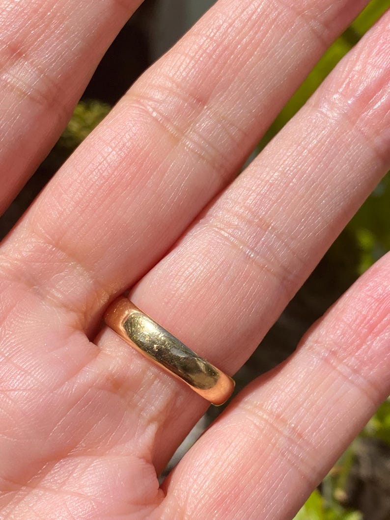 Antiker Art-Deco-18 Karat Rosegold Fancy Gelber Diamant Solitär Ring Bild 7