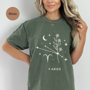 Camisa personalizada del mes del nacimiento,Camiseta del signo zodiacal,Regalo de astrología para mujeres,Camisa personalizada de la carta natal,Camiseta del signo de agua,Ropa de astrología,Regalo del zodiaco