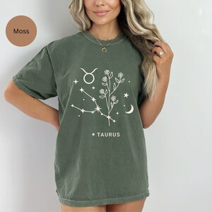 Camisa personalizada del mes del nacimiento,Camiseta del signo zodiacal,Regalo de astrología para mujeres,Camisa personalizada de la carta natal,Camiseta del signo de agua,Ropa de astrología,Regalo del zodiaco