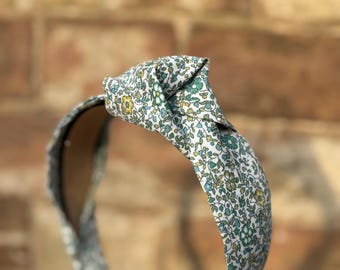 Handmade Liberty fabric headband