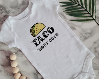 Taco Bout schattige babyromper | Schattige babykleertjes | Grappige babyromper | Grappig kraamcadeau