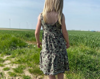 Leo - Sommerkleid - Baumwolljersey - Kleid - Maxikleid - Midikleid - Mädchen - Kind - Kinderkleidung
