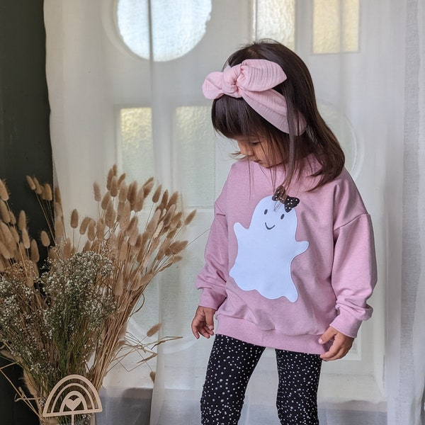 Oversized Sweater - Geister - Gespenst - Halloween - Sommersweat - Wintersweat - Mädchen - Baby - Kinderkleidung