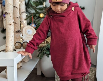 Winter und Übergangszeit - Strickkleid - Ballonkleid - Farbwahl - Kleid - Mädchen - Kind - Kinderkleidung