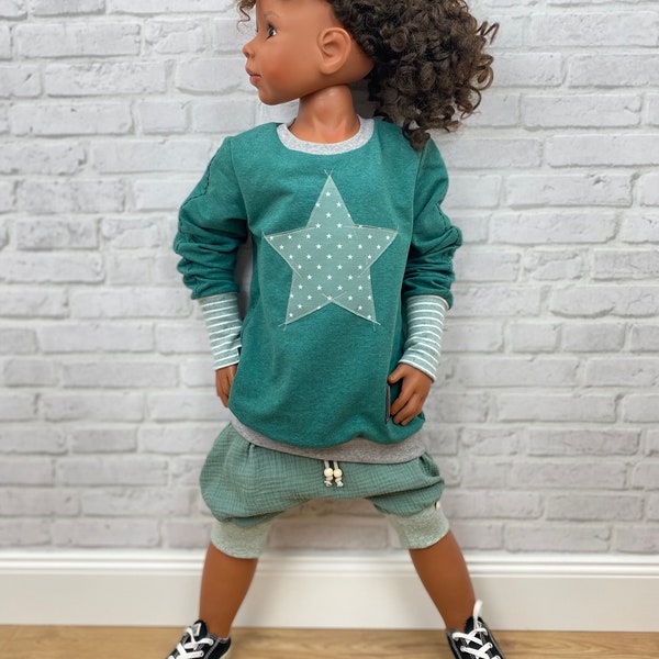 Bio Sweater - Stern - Kind - Baby - Junge - Mädchen