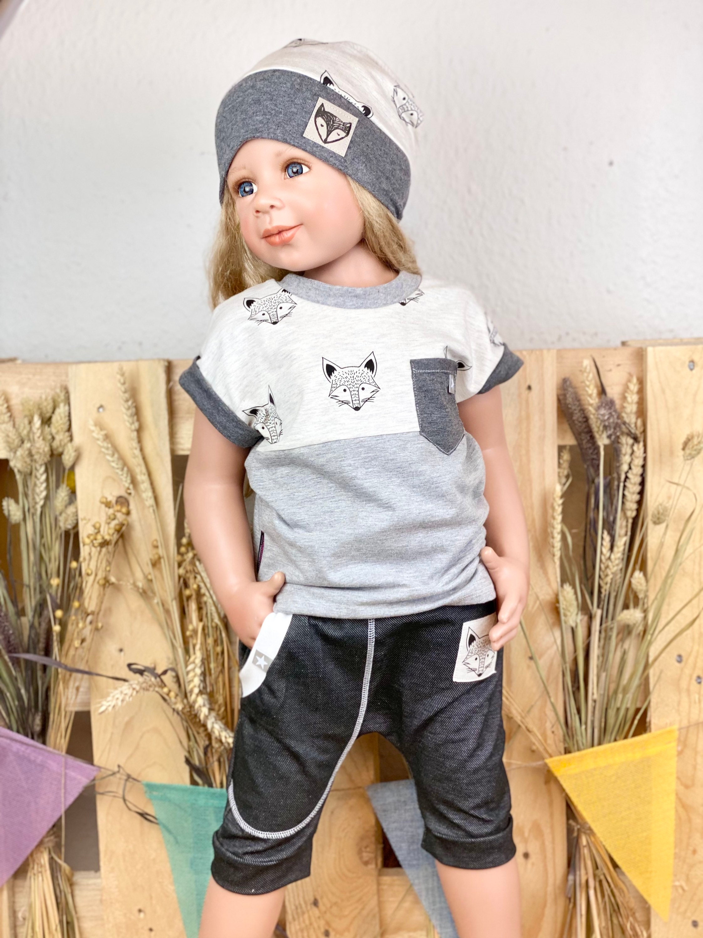 Loose Organic Jersey Shirt - Fox - Boy - Girl - Gender Neutral - Child -  Baby - Children's Clothing