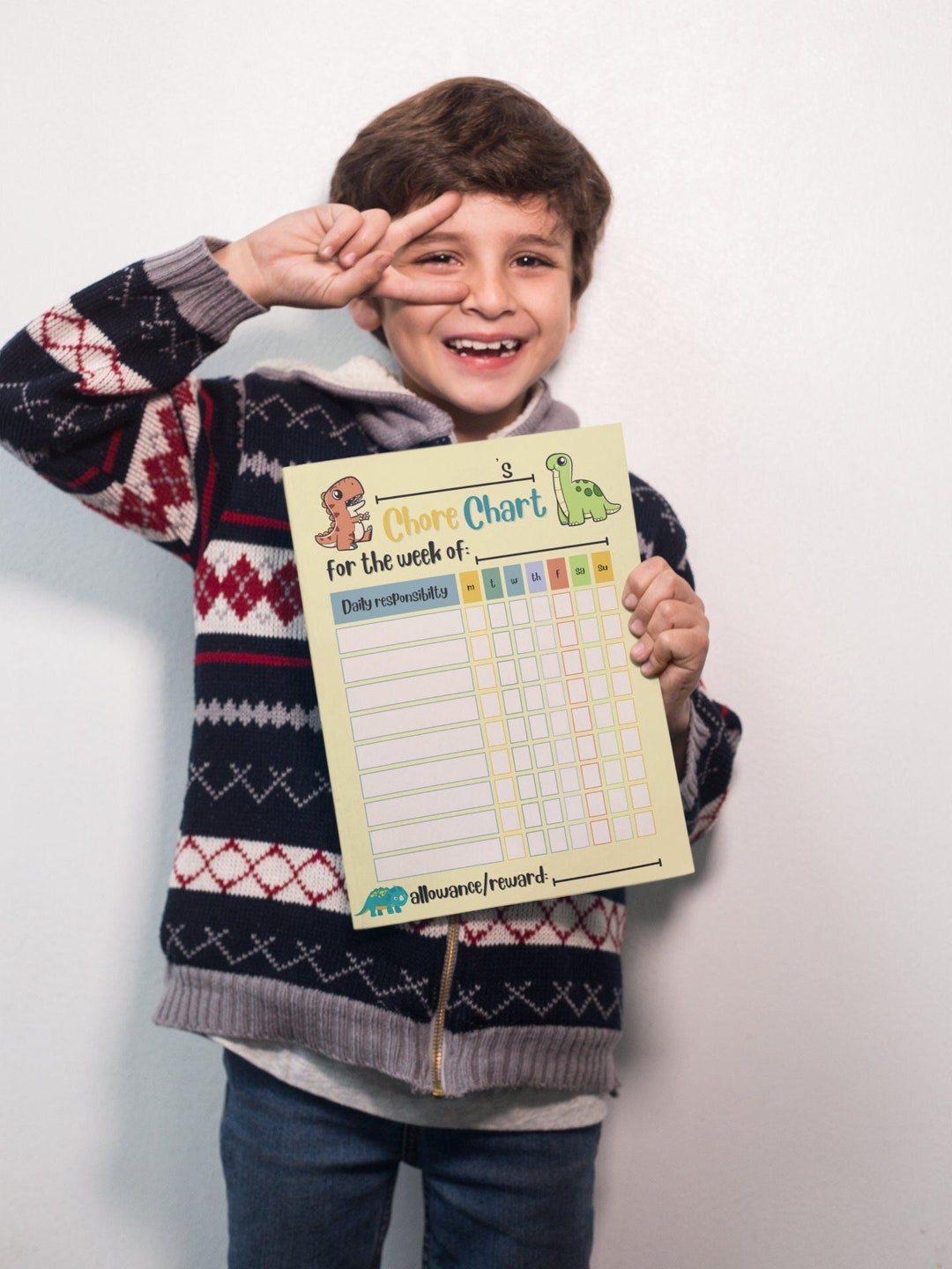 Chore Chart For Kids Chore Chart Printable Chore Chart Etsy