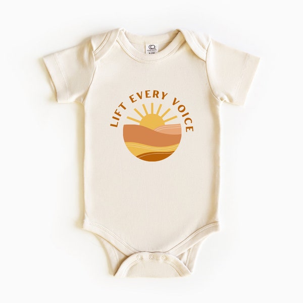 LIFT EVERY VOICE Onesie Little Girl and Little Boy Bodysuit