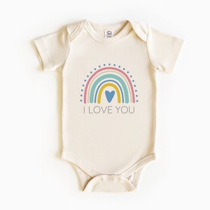 Valentines Day Baby Bodysuit | I LOVE YOU Valentines onesie