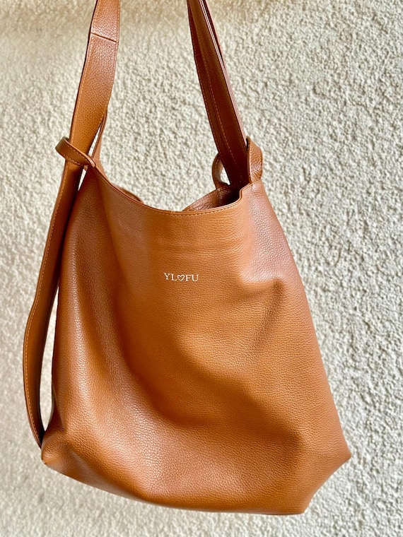 Shoulder bag XL backpack leather XL shoulder bag in crossbody bag  handbag bag shopper real leather idea Christmas gift for her