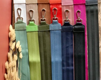 Unifarbene einfarbige Taschengurte Schultergurt Crossbody Wechselgurt Karma Tragegurt Breitergurt Silber- Goldhardware Geschenk für Sie
