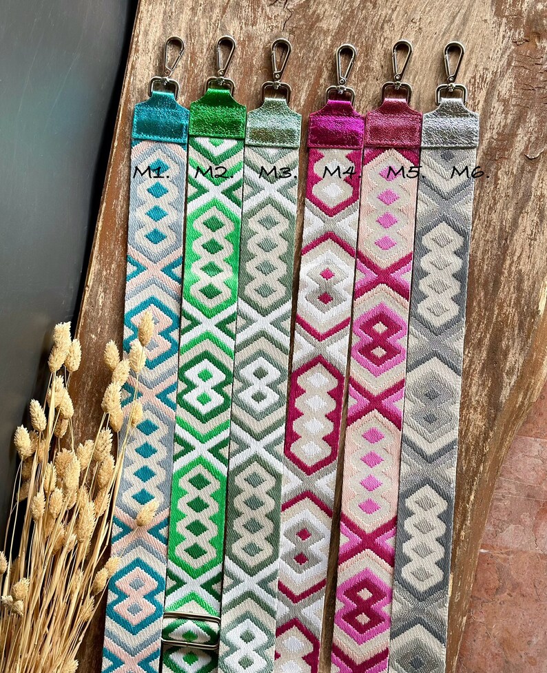 Harding Pattern Strap Patterned Retro Bag Straps Shoulder Strap Interchangeable Strap Camera ...