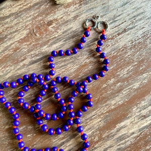Boho Crossbody Handykette Handyband Schlüsselanhänger Perlenkette Schultergurt Holzperlen mit Buddha-Köpfe Damen Geschenk für Sie Bild 8