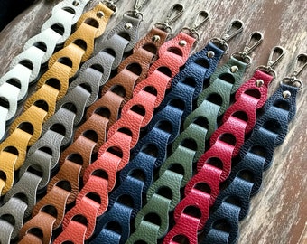 braided bag strap nappa leather bag straps bag straps shoulder straps plain silver colored carabiners Mother's Day gifts for her