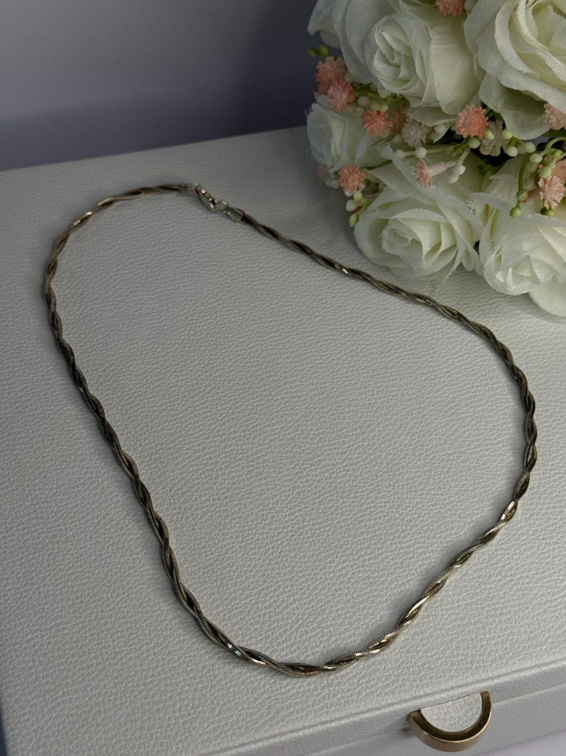 Fas Silver 925 Sterling Silver Italy Fas Necklace Length 18 Inch - Etsy