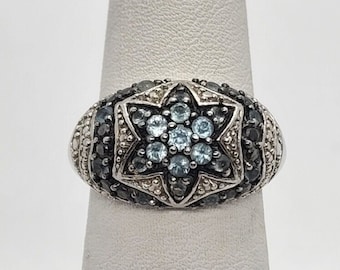 925 Sterling silver & Spinel ring size 6.5