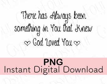 Es gab schon immer etwas Christliches, digitale Sofort-Download-Kunst