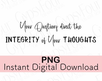 Ihre Fragen direkt die Integrität Christian Instant Digital Download Art