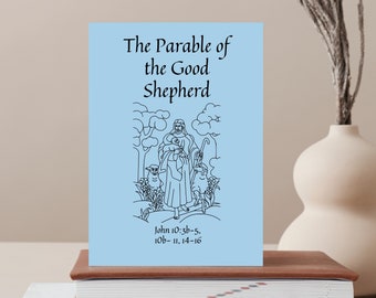 Parable of the Good Shepherd and Found Sheep | CGS Scripture Booklets |  Atrium Level 1 | Level 2 | Catechism
