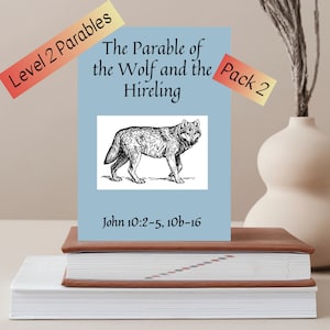 Level 2 Gleichnisse Paket #2 | CGS Schrifthefte | Verlorener Sohn | Zehn Brautjungfern | Der Sämann | Wolf und Söldner | Lichthof