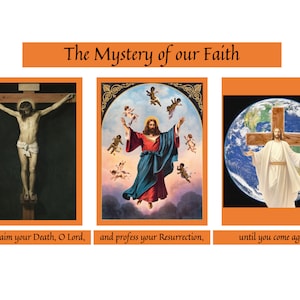 Conjunto El Misterio de Nuestra Fe / Tarjetas, imágenes y folleto / Folletos de Escrituras CGS / Nivel 2 / Atrio / Parusía