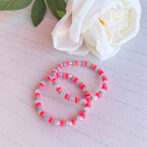 Heishi Bracelet - Beaded Bracelet - Acrylic Bead Bracelet - Summer - Friendship Bracelet - Clay Bead Bracelet - Women’s Bracelets