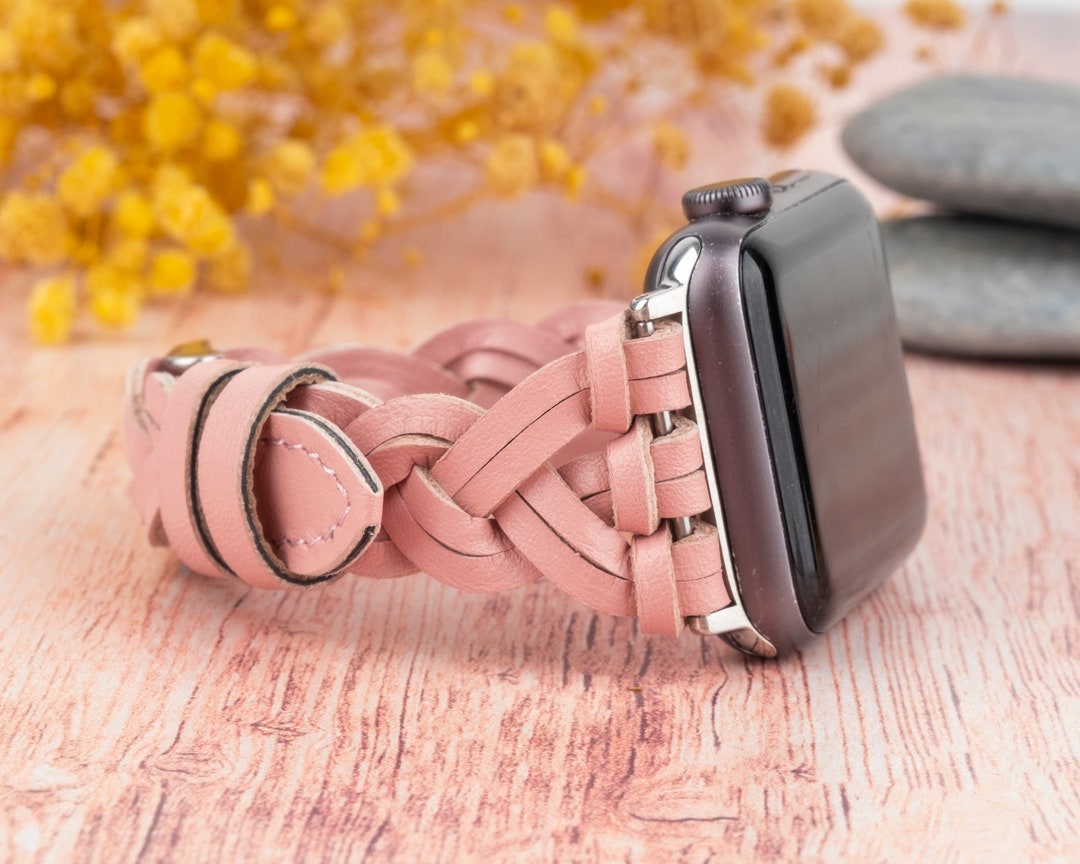 Leather Braided Apple Watch Band for Iwatch Ultra 87SE654321
